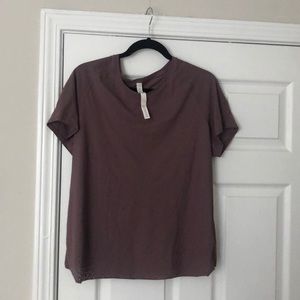 Lululemon short sleeve crossback shirt